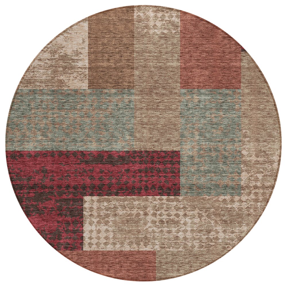 Chantille ACN941 Brown 8' x 8' Rug. Picture 1
