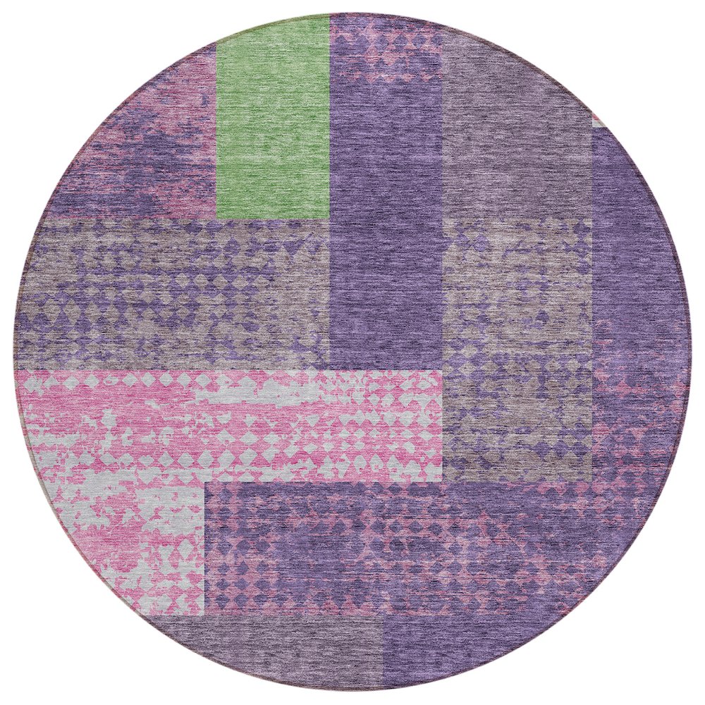 Chantille ACN941 Purple 8' x 8' Rug. Picture 1