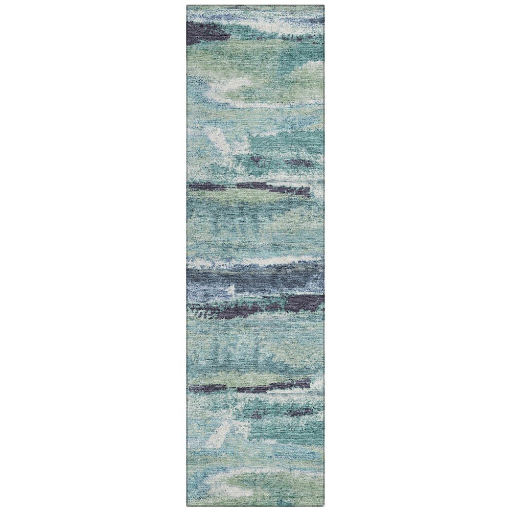Chantille ACN942 Green 2'3" x 7'6" Rug. Picture 1