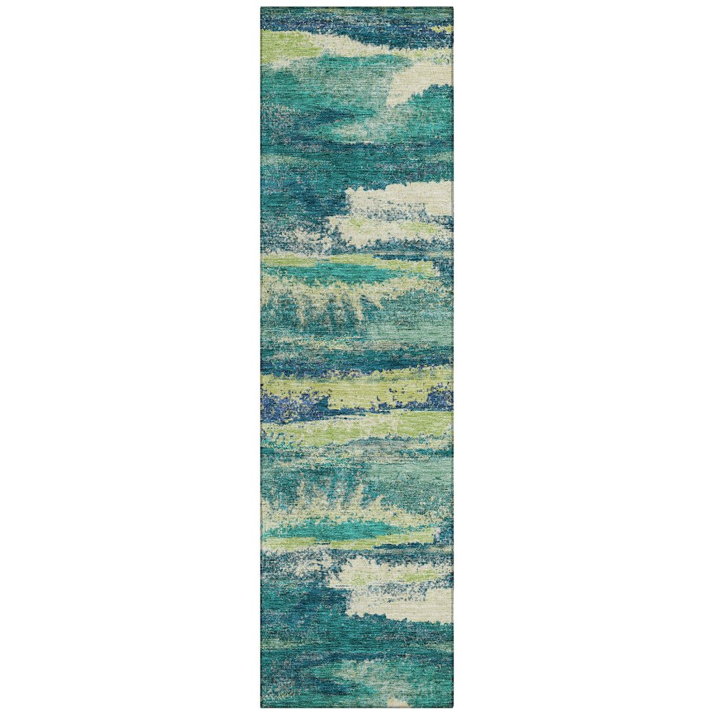 Chantille ACN942 Green 2'3" x 7'6" Rug. Picture 1