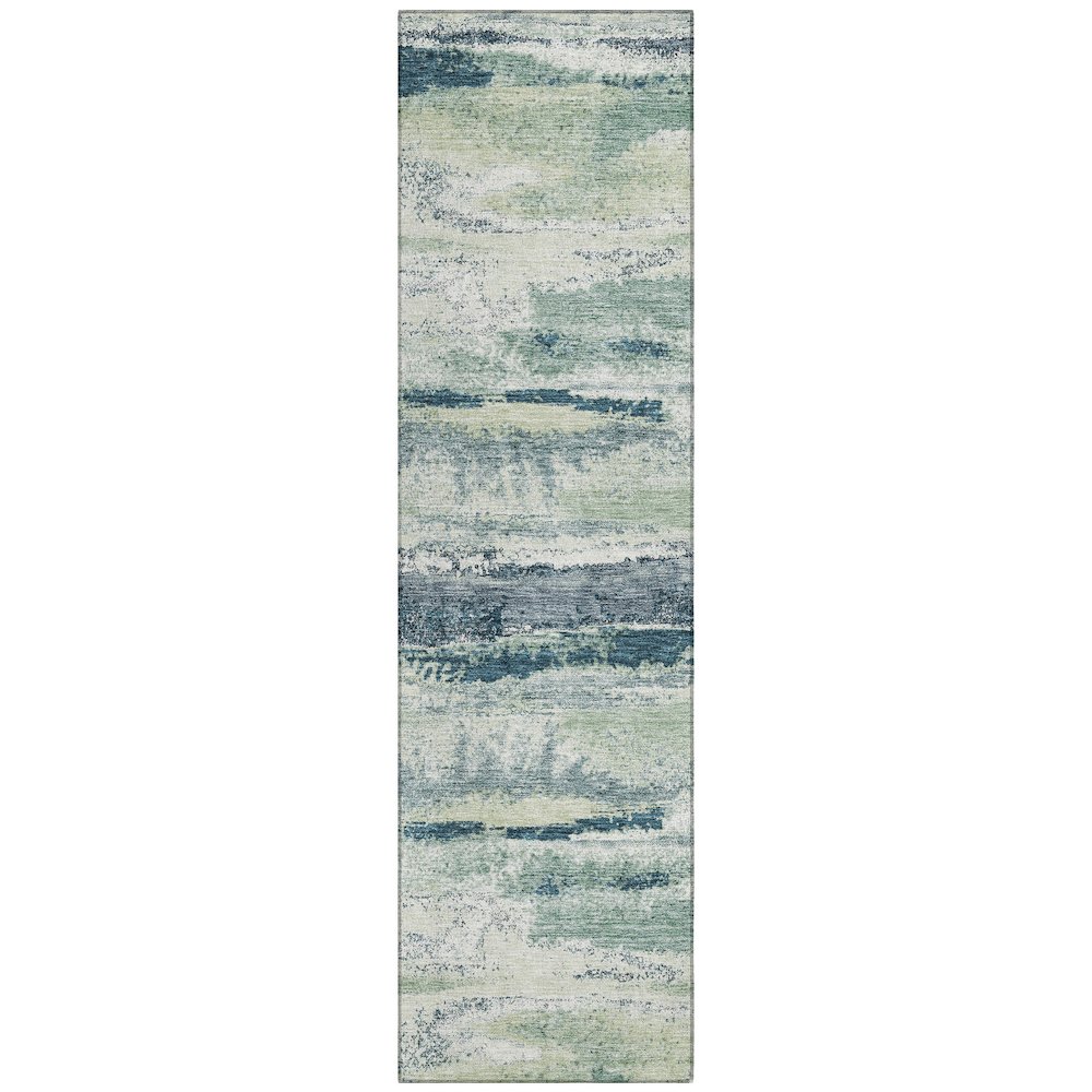 Chantille ACN942 Green 2'3" x 7'6" Rug. Picture 1