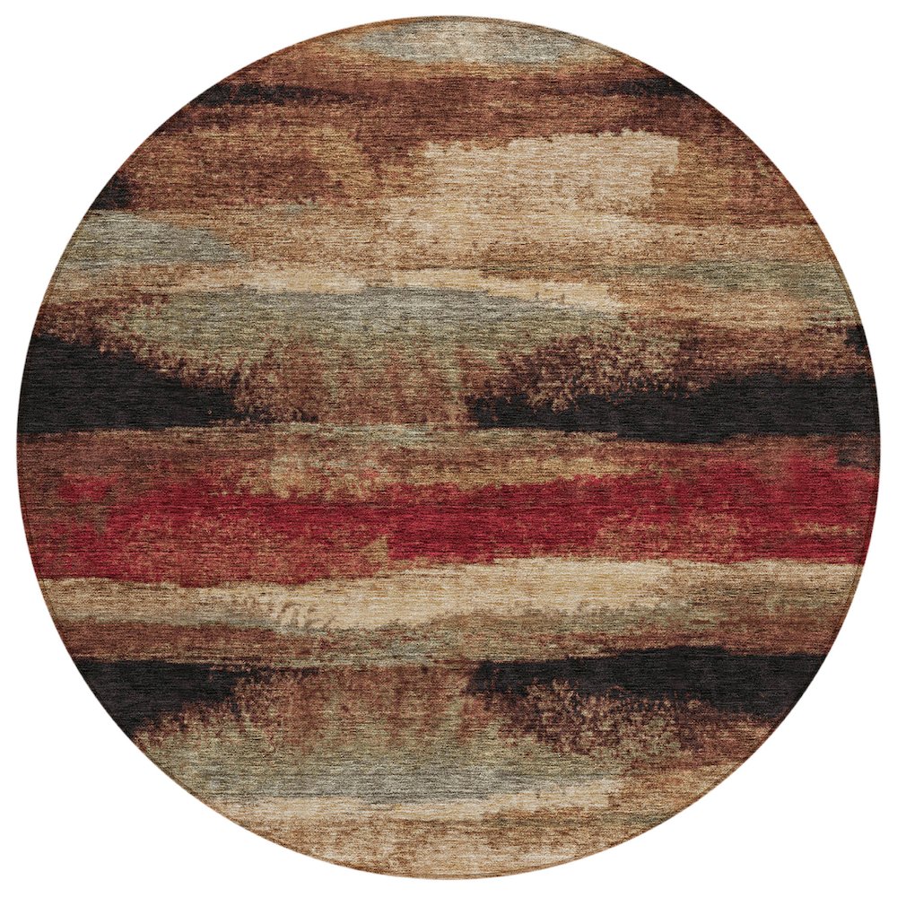 Chantille ACN942 Brown 8' x 8' Rug. Picture 1