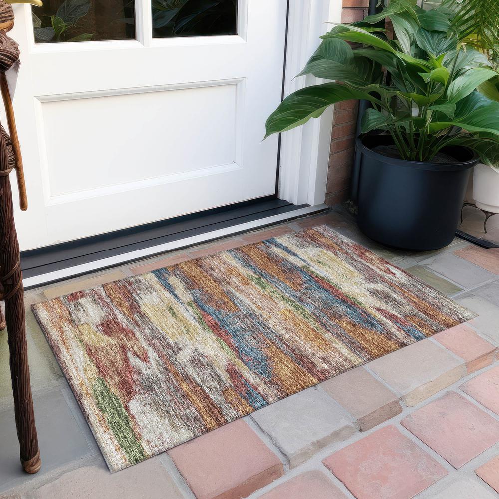 Chantille ACN942 Orange 1'8" x 2'6" Rug. Picture 6
