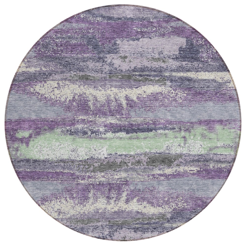 Chantille ACN942 Purple 8' x 8' Rug. Picture 1