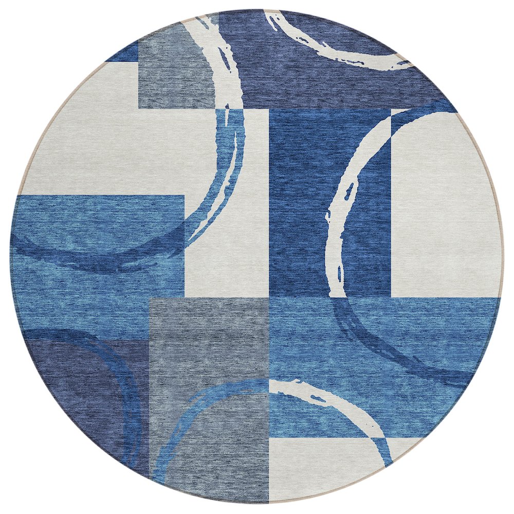 Chantille ACN943 Blue 8' x 8' Rug. Picture 1