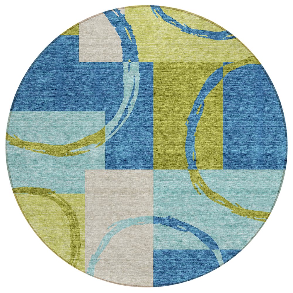 Chantille ACN943 Blue 8' x 8' Rug. Picture 1