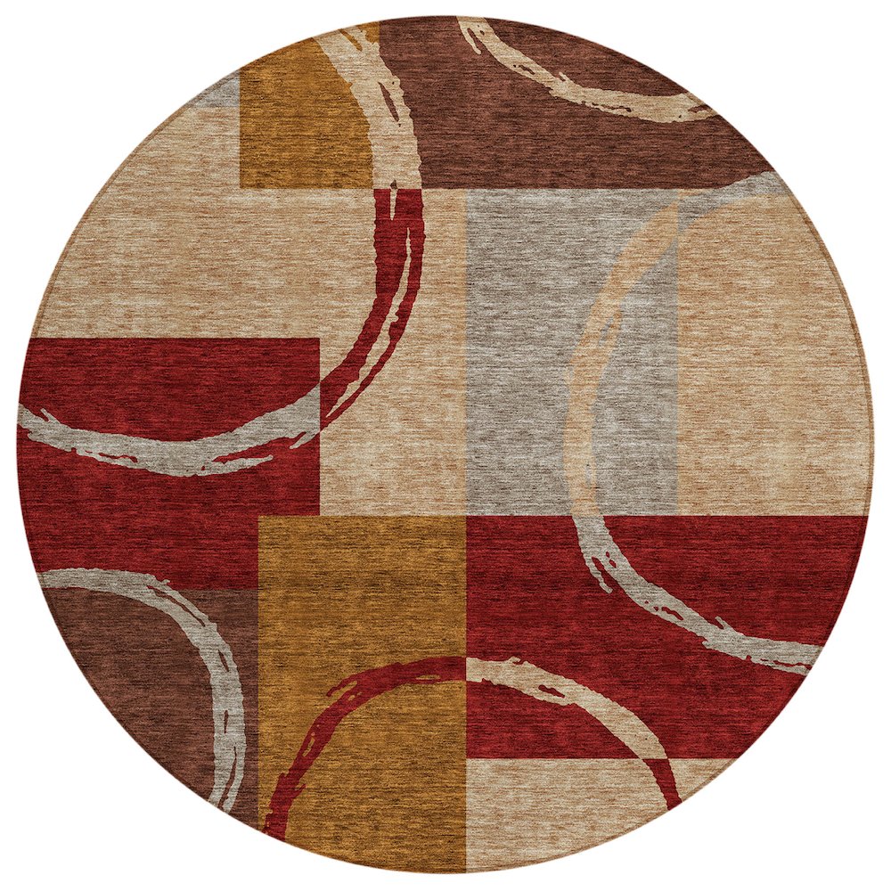 Chantille ACN943 Gold 8' x 8' Rug. Picture 1