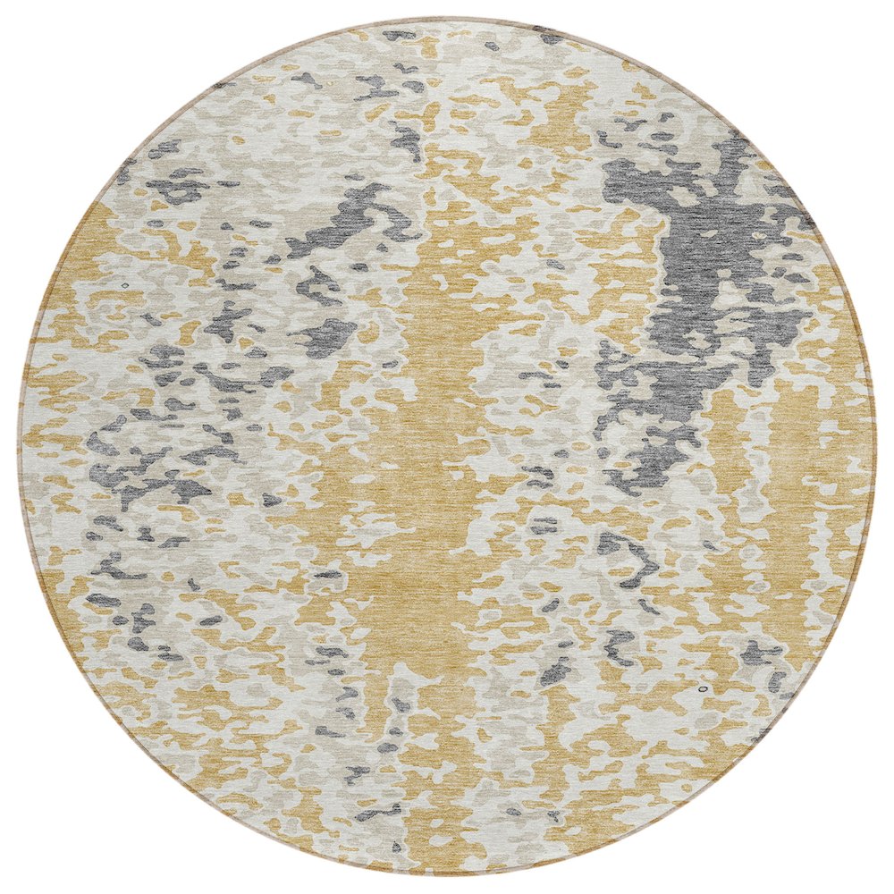 Chantille ACN944 Gold 8' x 8' Rug. Picture 1