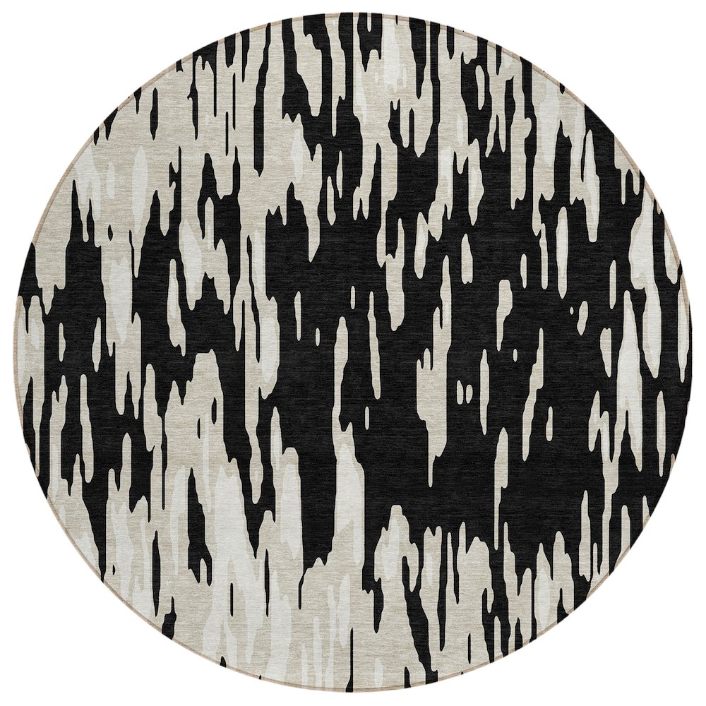 Chantille ACN945 Black 8' x 8' Rug. Picture 1
