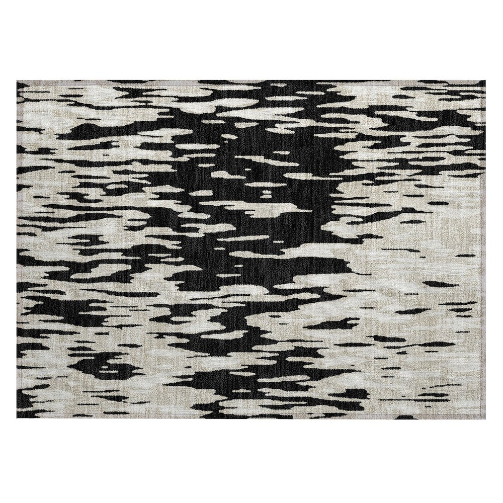 Chantille ACN945 Black 1'8" x 2'6" Rug. Picture 1
