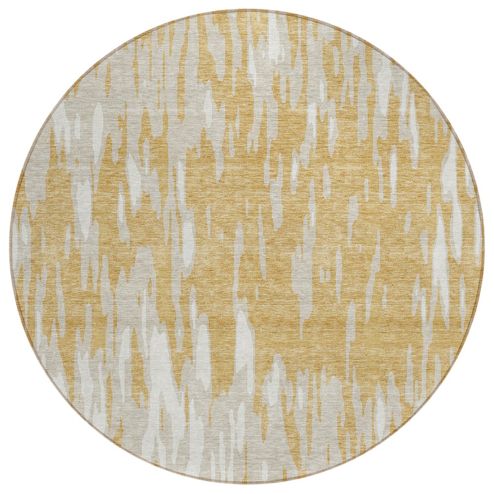 Chantille ACN945 Gold 8' x 8' Rug. Picture 1