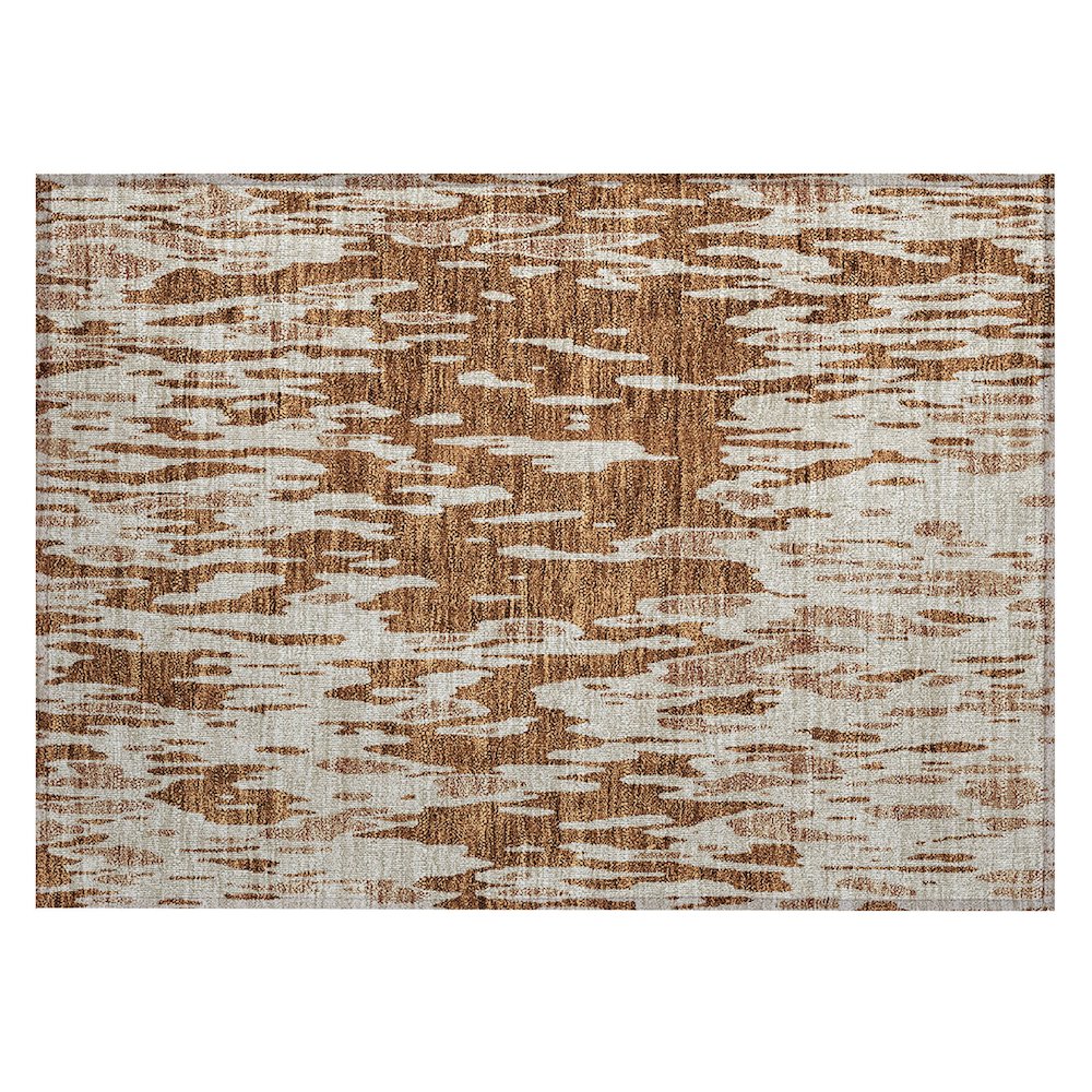 Chantille ACN945 Orange 1'8" x 2'6" Rug. Picture 1