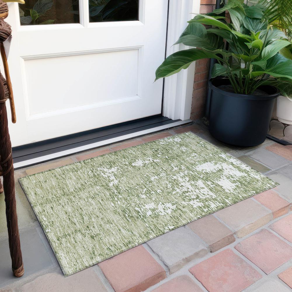 Chantille ACN946 Green 1'8" x 2'6" Rug. Picture 6