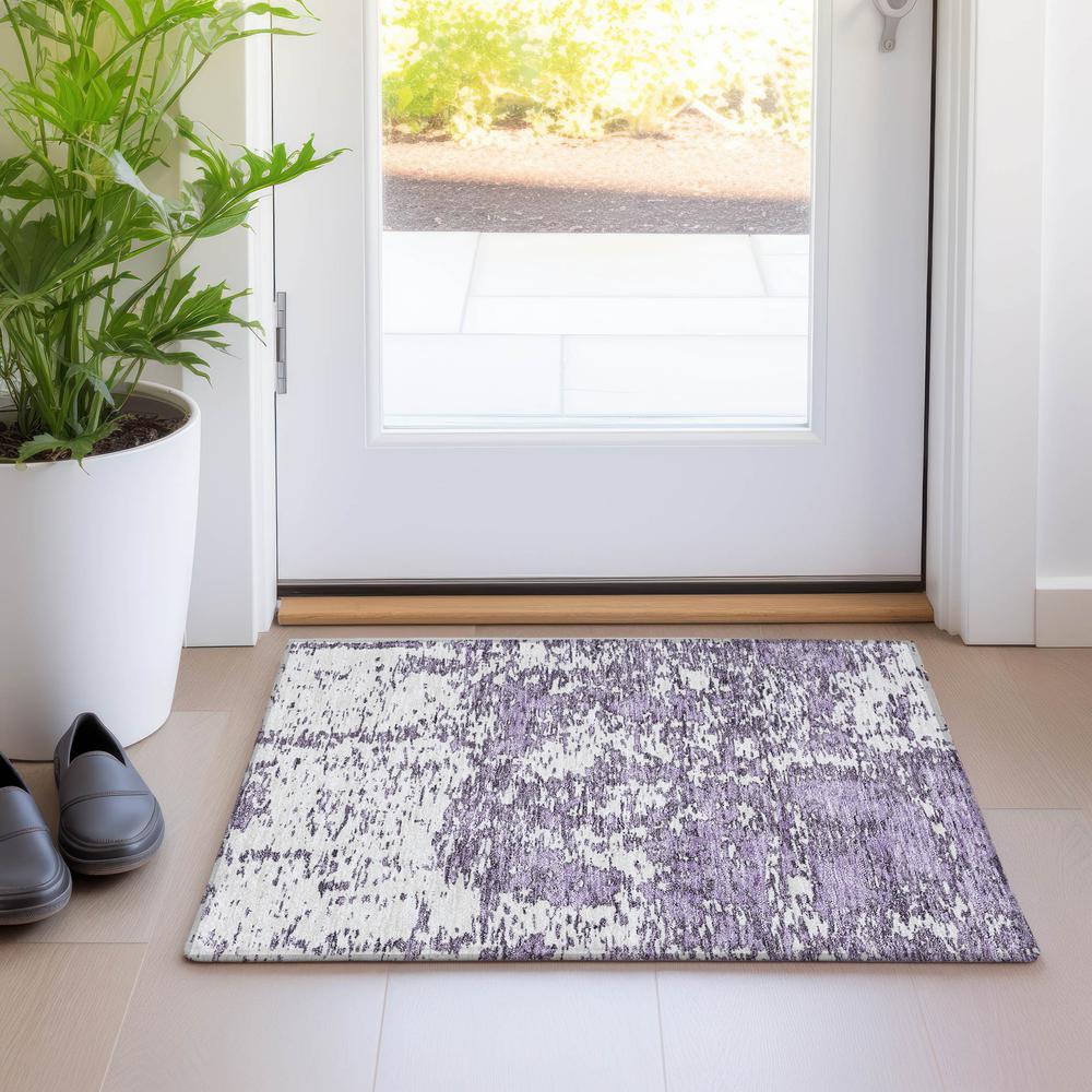 Chantille ACN946 Purple 1'8" x 2'6" Rug. Picture 5