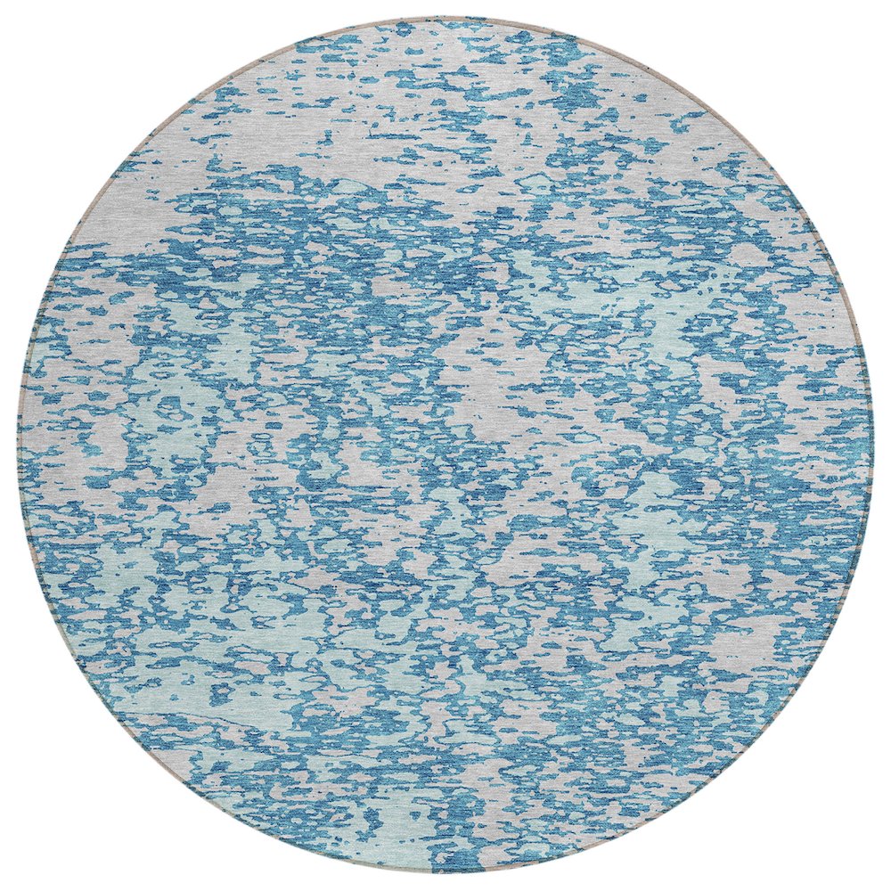 Chantille ACN946 Teal 8' x 8' Rug. Picture 1