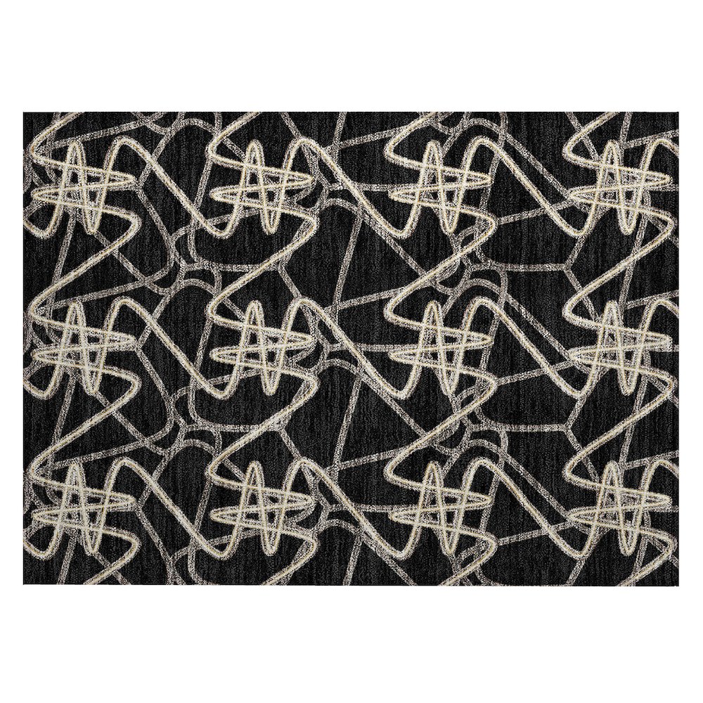 Chantille ACN947 Black 1'8" x 2'6" Rug. Picture 1