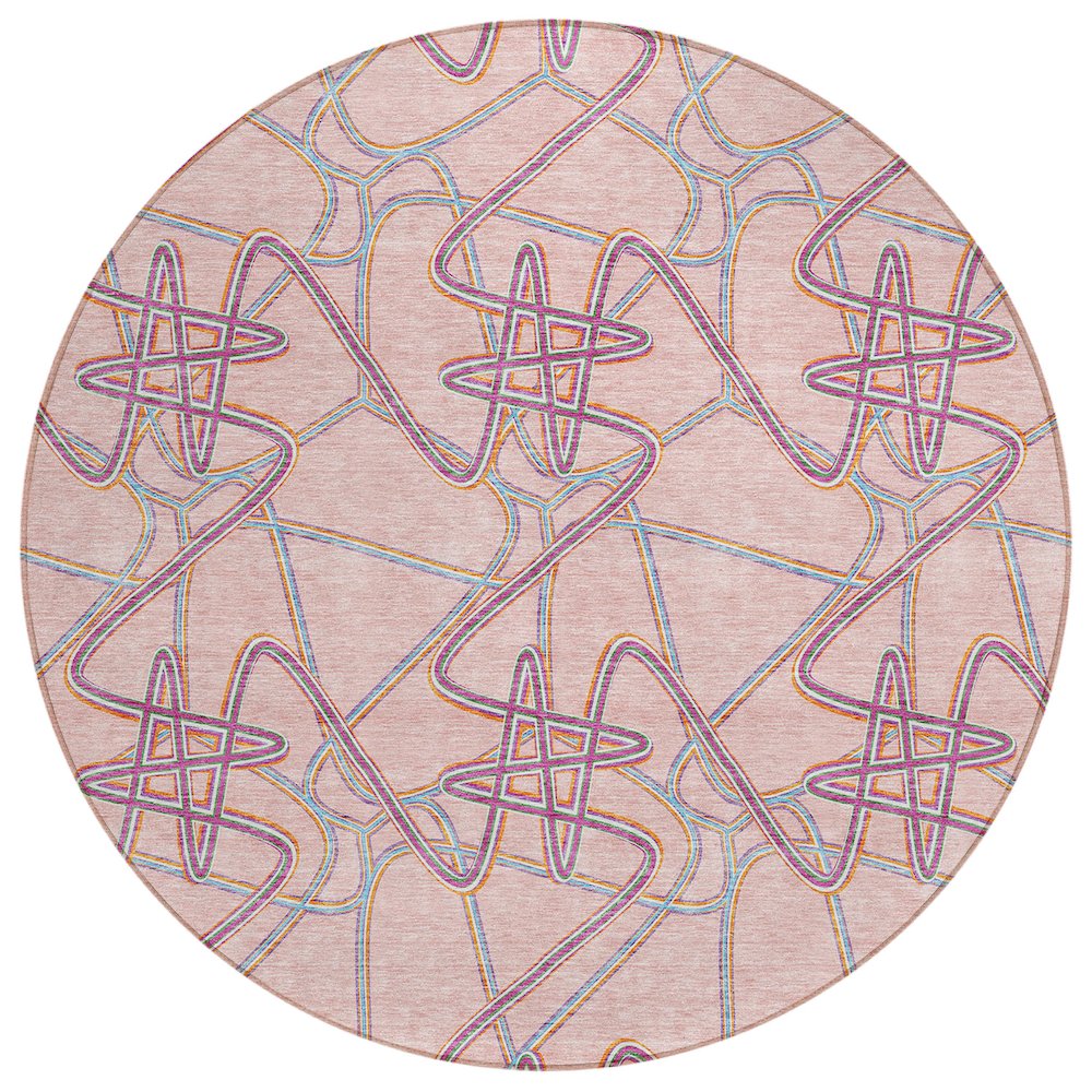 Chantille ACN947 Pink 8' x 8' Rug. Picture 1