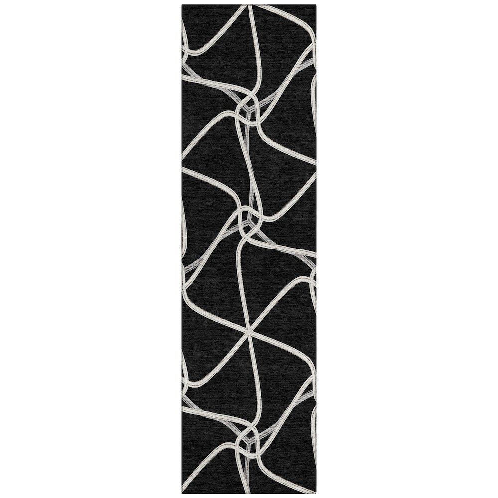 Chantille ACN948 Black 2'3" x 7'6" Rug. Picture 1