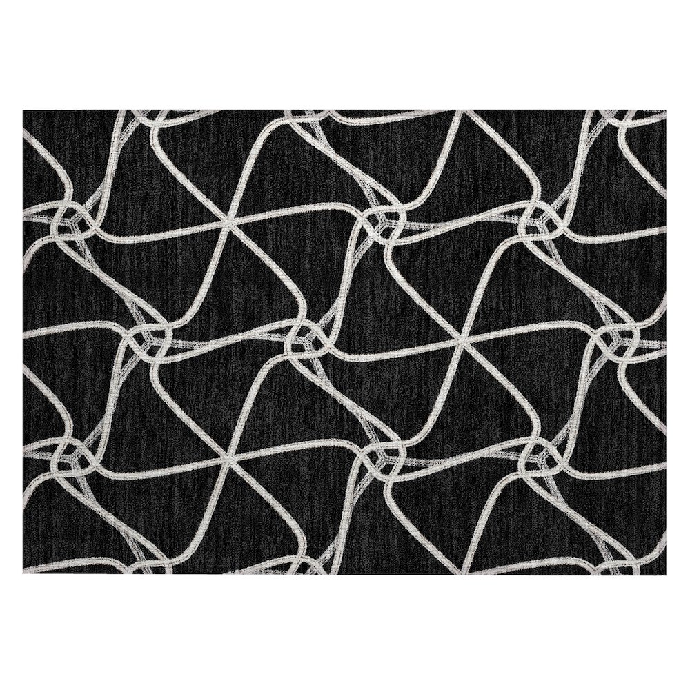 Chantille ACN948 Black 1'8" x 2'6" Rug. Picture 1