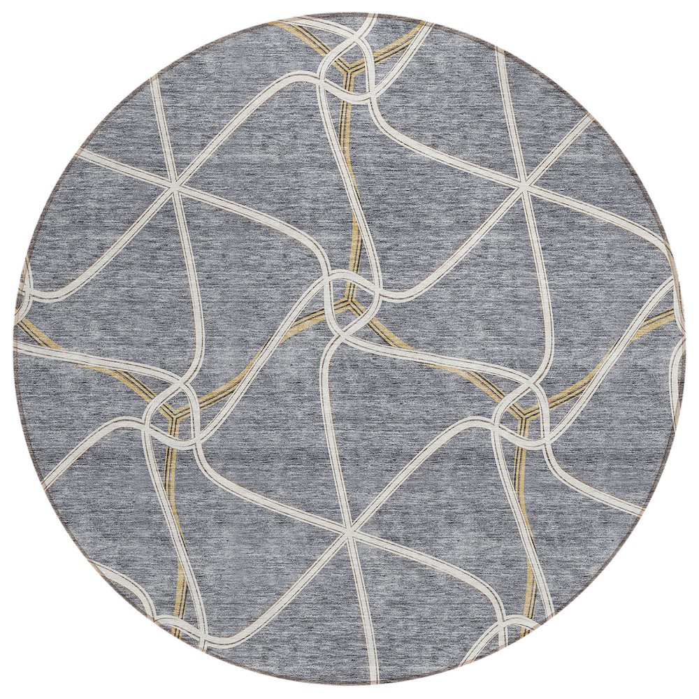 Chantille ACN948 Gray 8' x 8' Rug. Picture 1