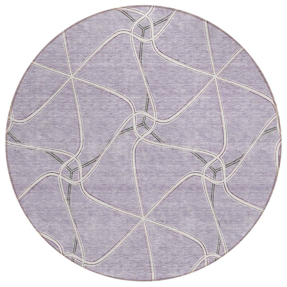 Chantille ACN948 Purple 8' x 8' Rug. Picture 1