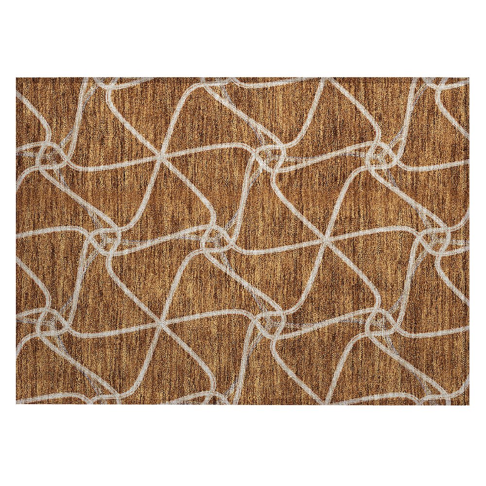 Chantille ACN948 Orange 1'8" x 2'6" Rug. Picture 1