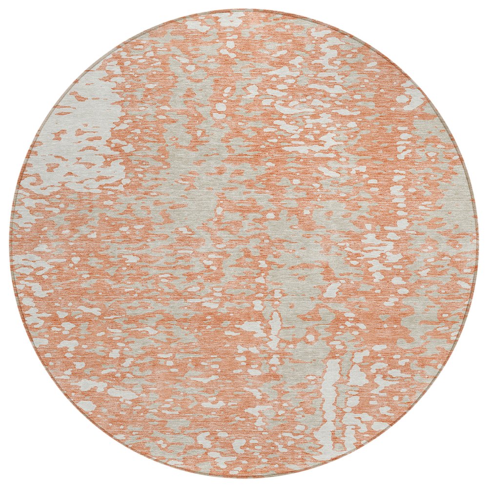 Chantille ACN949 Orange 8' x 8' Rug. Picture 1
