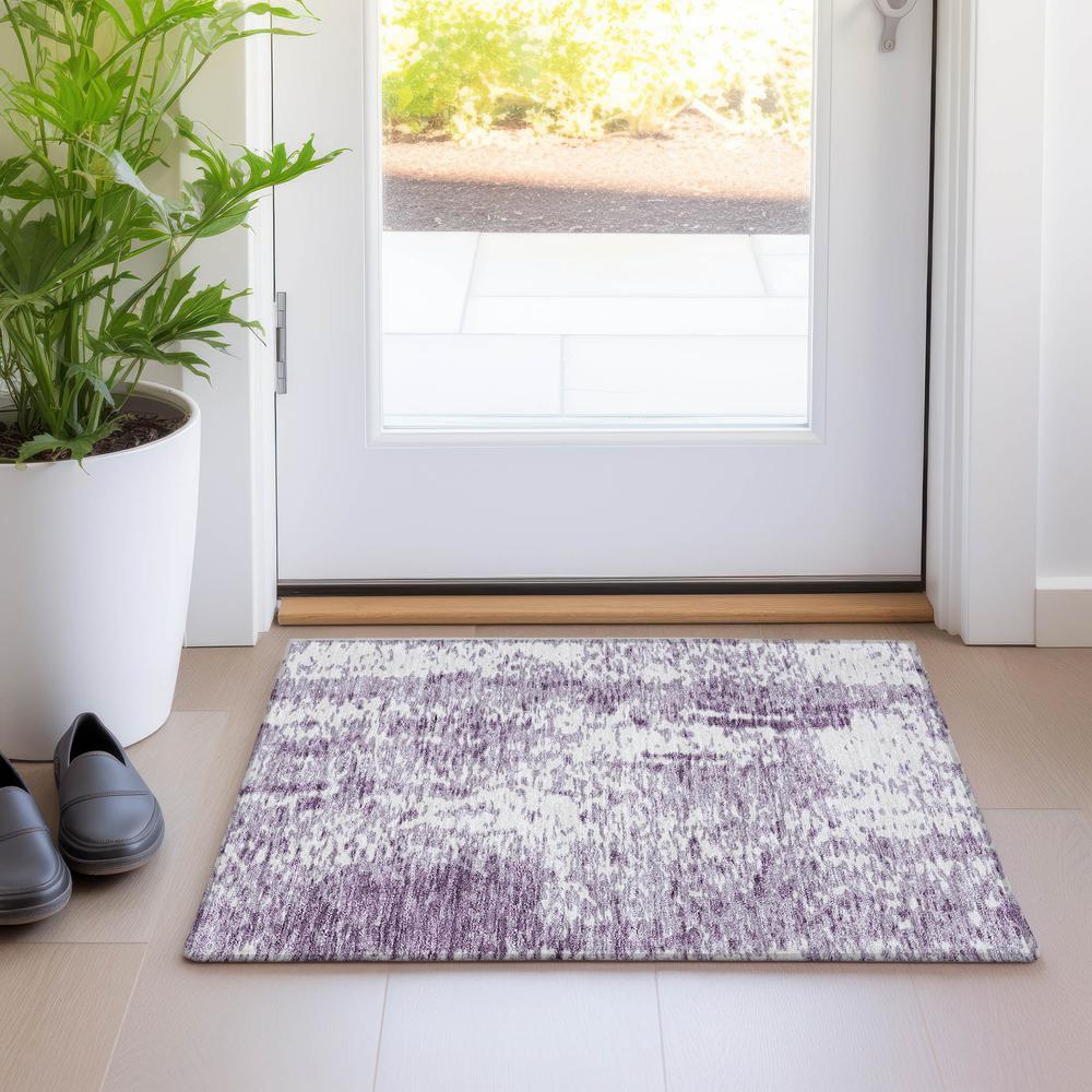 Chantille ACN949 Purple 1'8" x 2'6" Rug. Picture 5