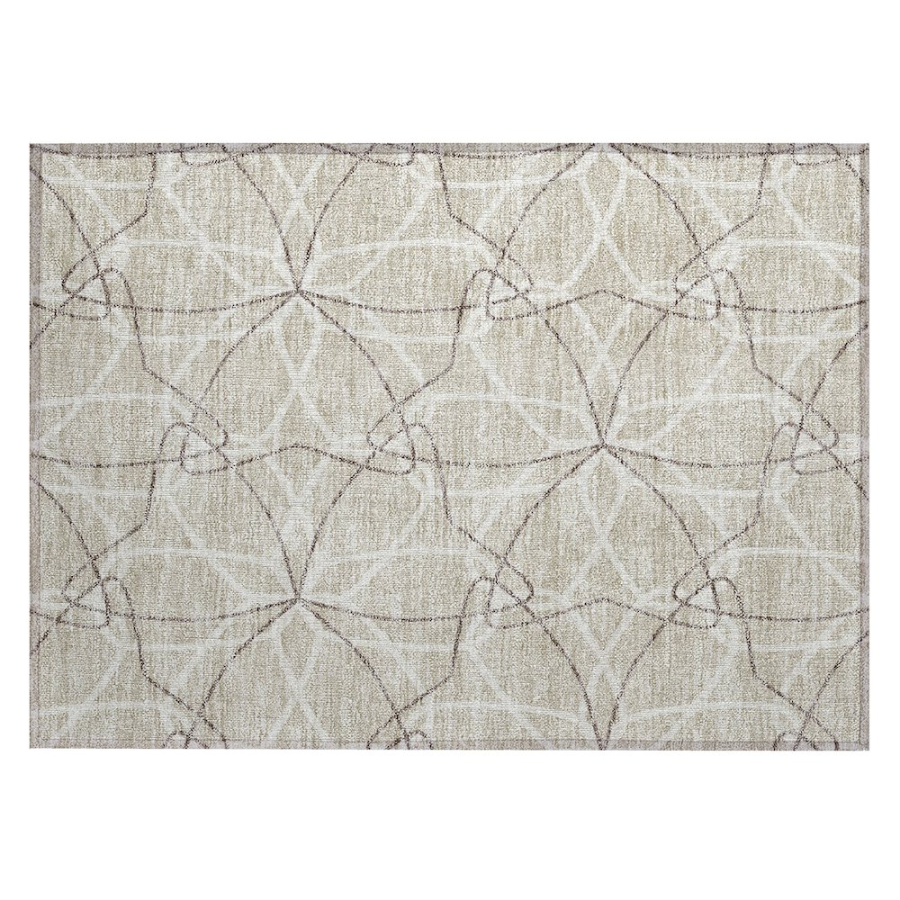 Chantille ACN950 Brown 1'8" x 2'6" Rug. Picture 1