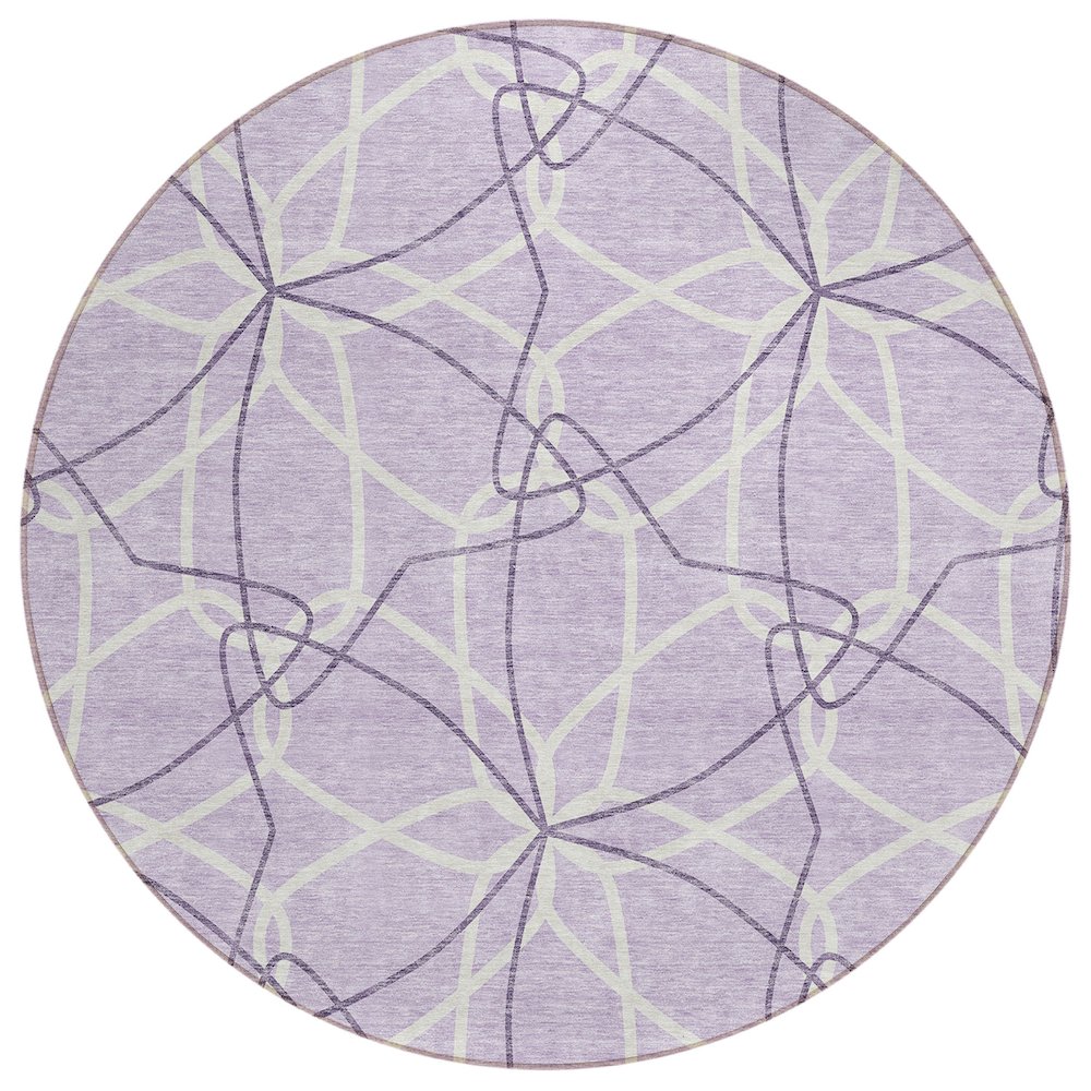 Chantille ACN950 Purple 8' x 8' Rug. Picture 1