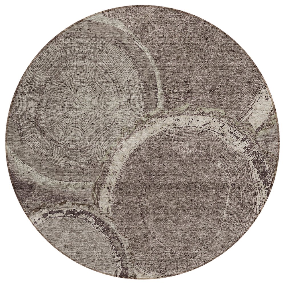 Chantille ACN952 Brown 8' x 8' Rug. Picture 1