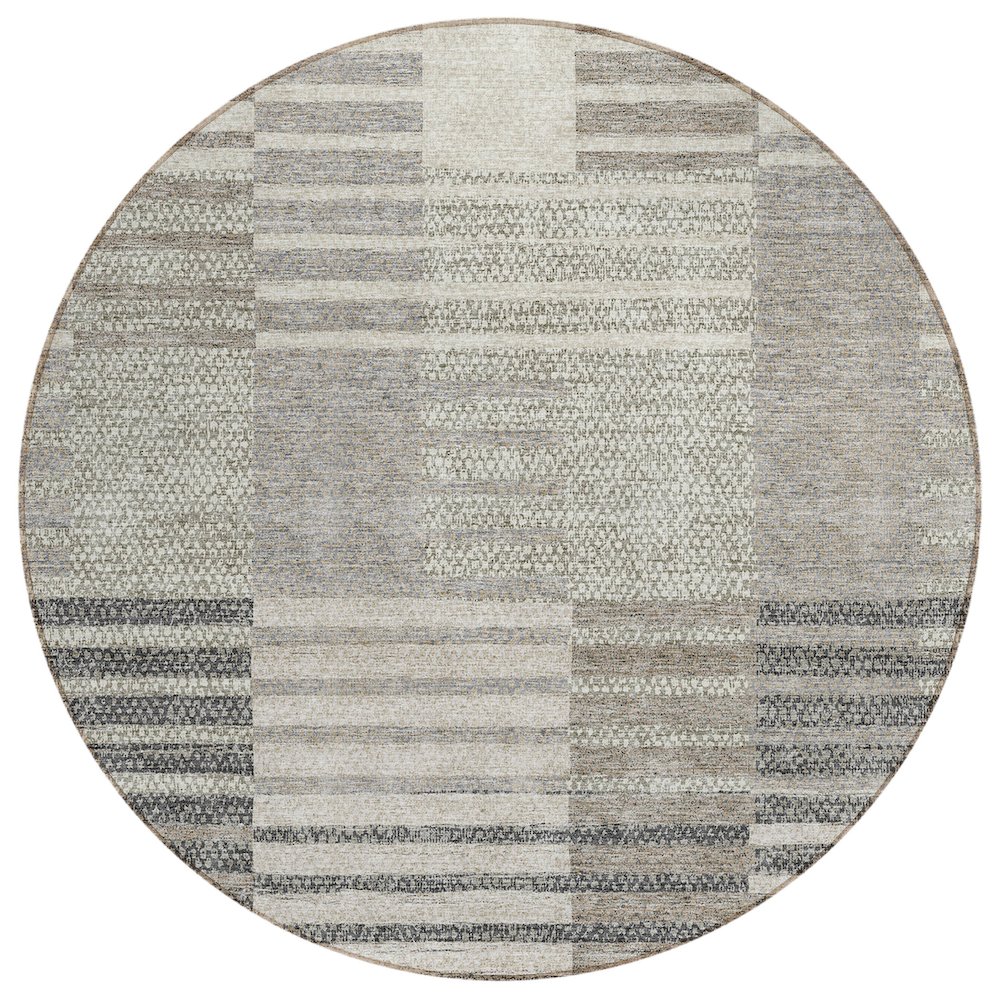 Chantille ACN954 Brown 8' x 8' Rug. Picture 1