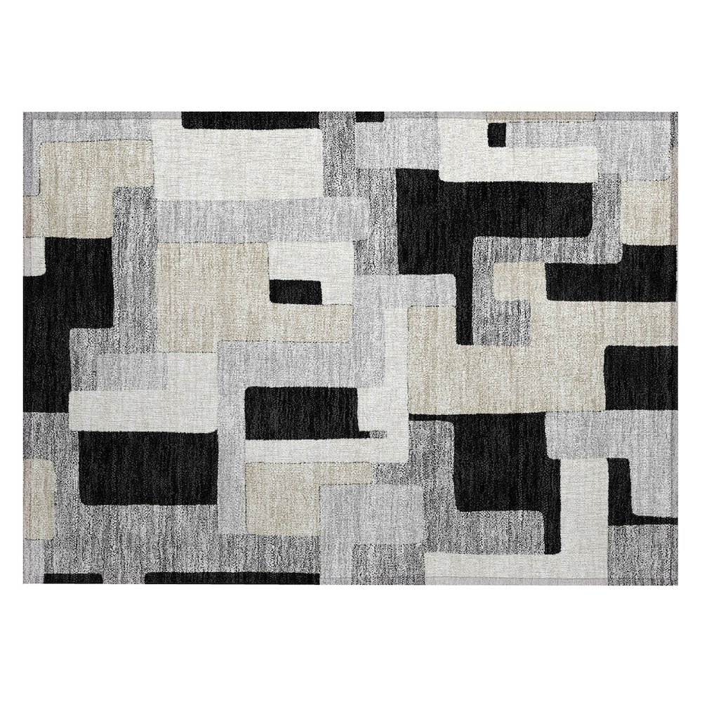 Chantille ACN955 Black 1'8" x 2'6" Rug. Picture 1