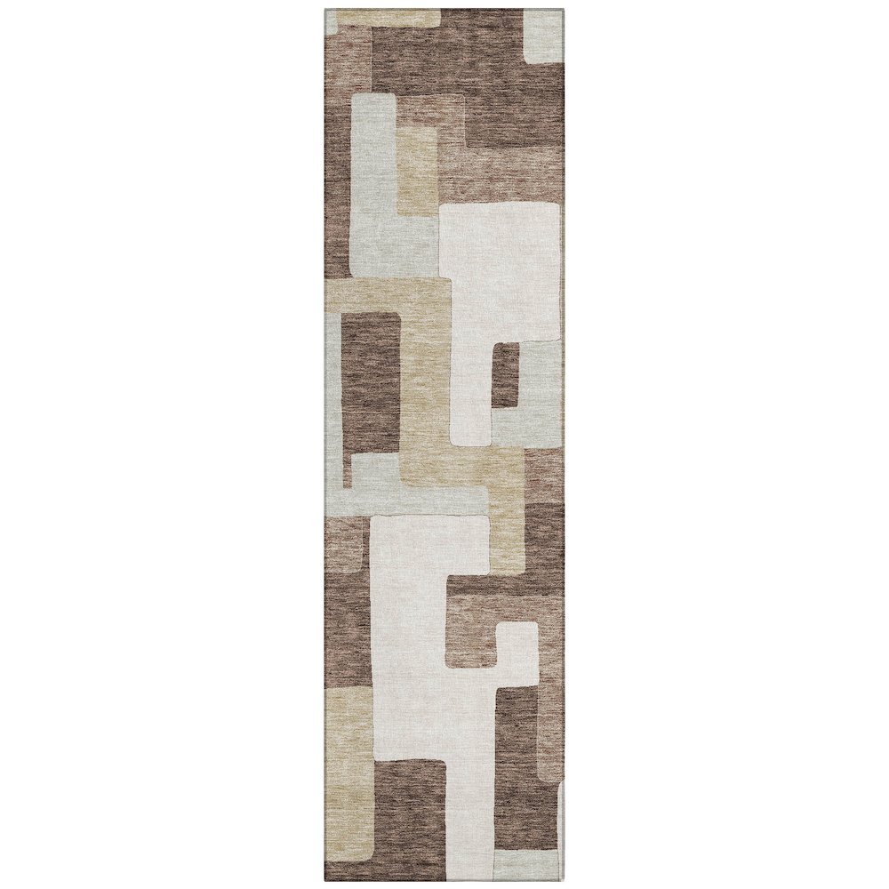Chantille ACN955 Brown 2'3" x 7'6" Rug. Picture 1