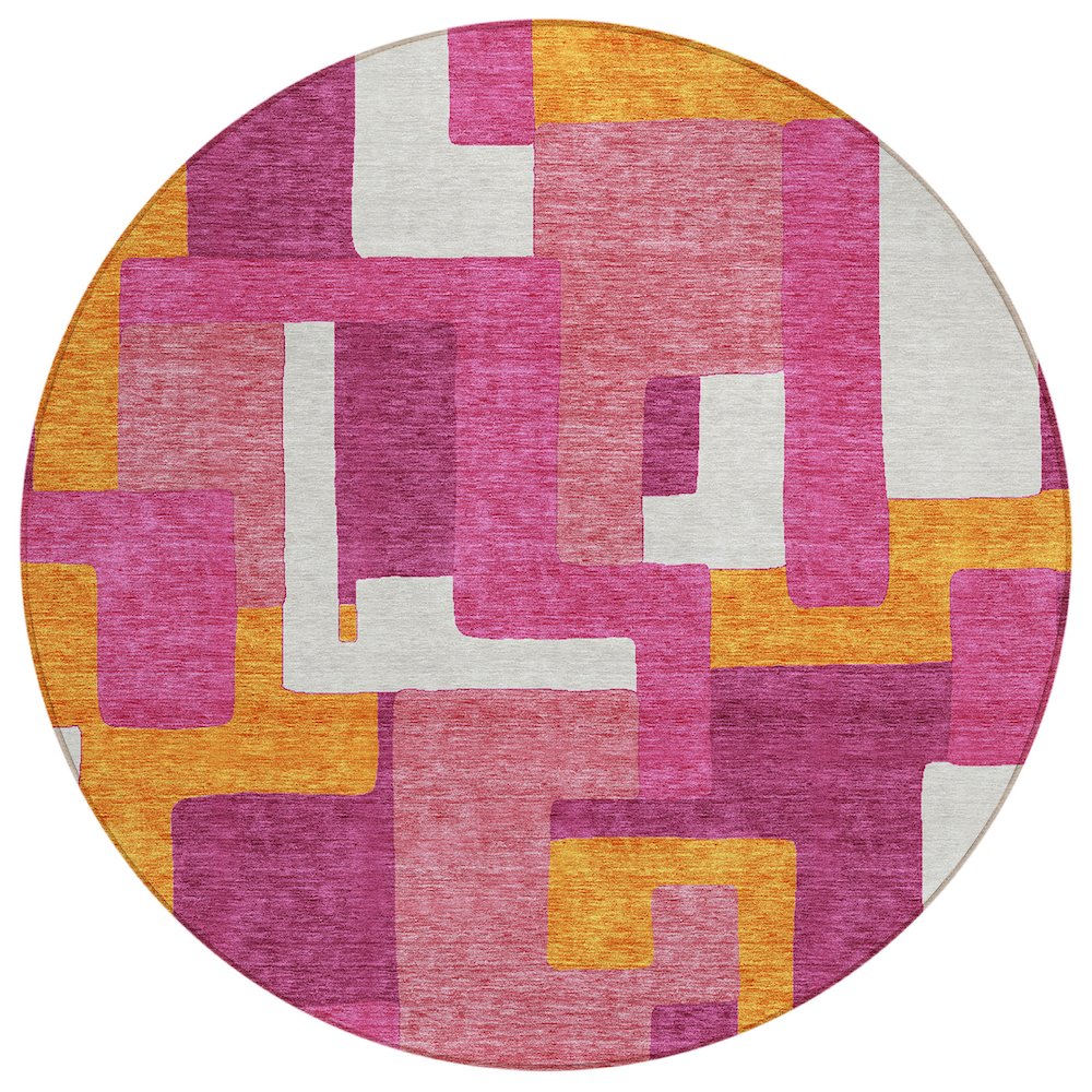 Chantille ACN955 Pink 8' x 8' Rug. Picture 1
