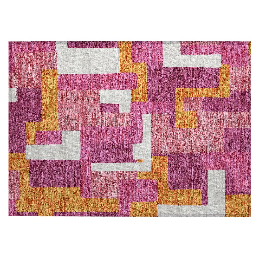 Chantille ACN955 Pink 1'8" x 2'6" Rug. Picture 1