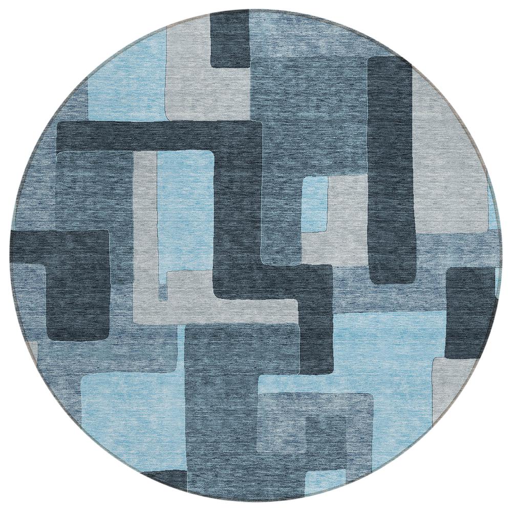 Chantille ACN955 Blue 8' x 8' Rug. Picture 1