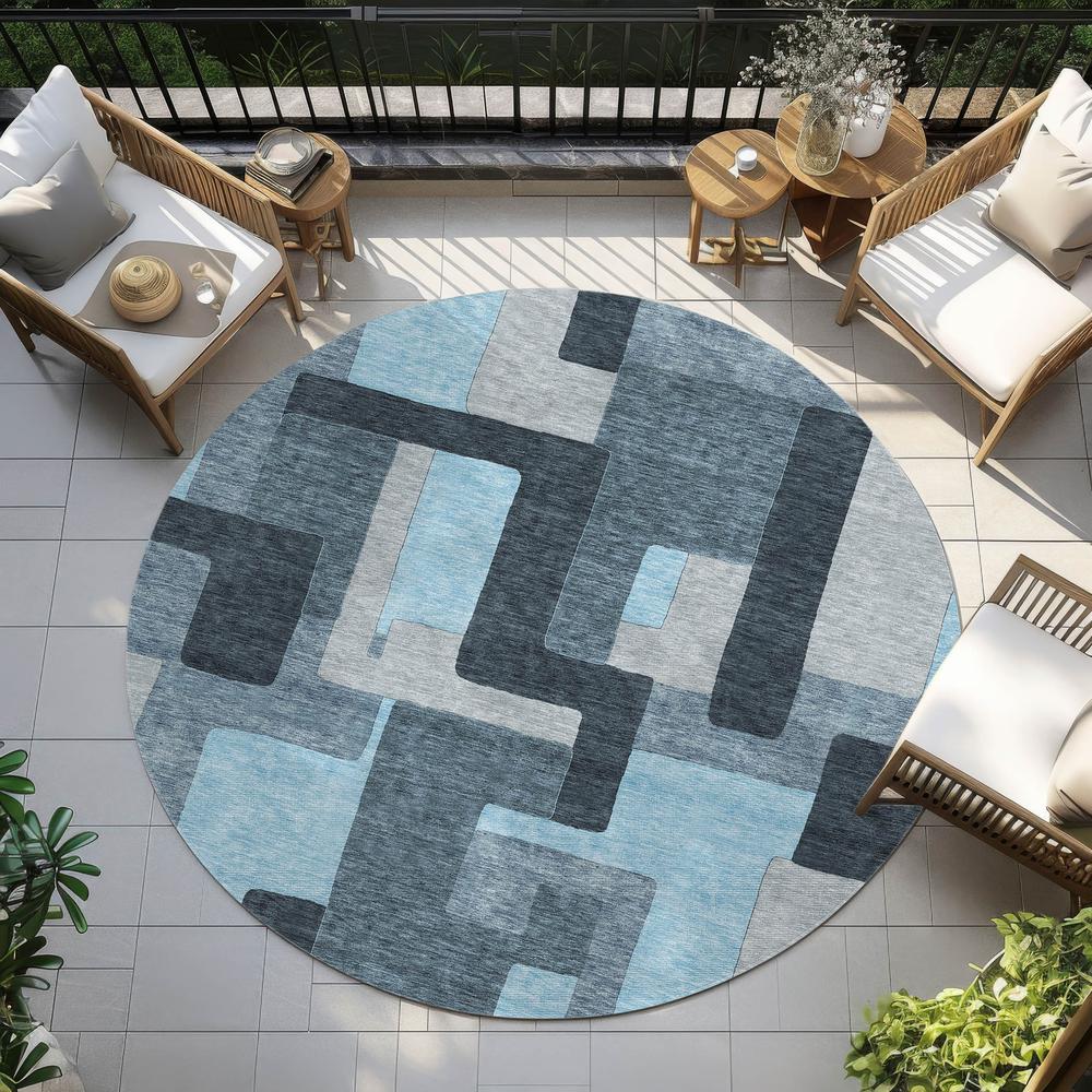 Chantille ACN955 Blue 8' x 8' Rug. Picture 6
