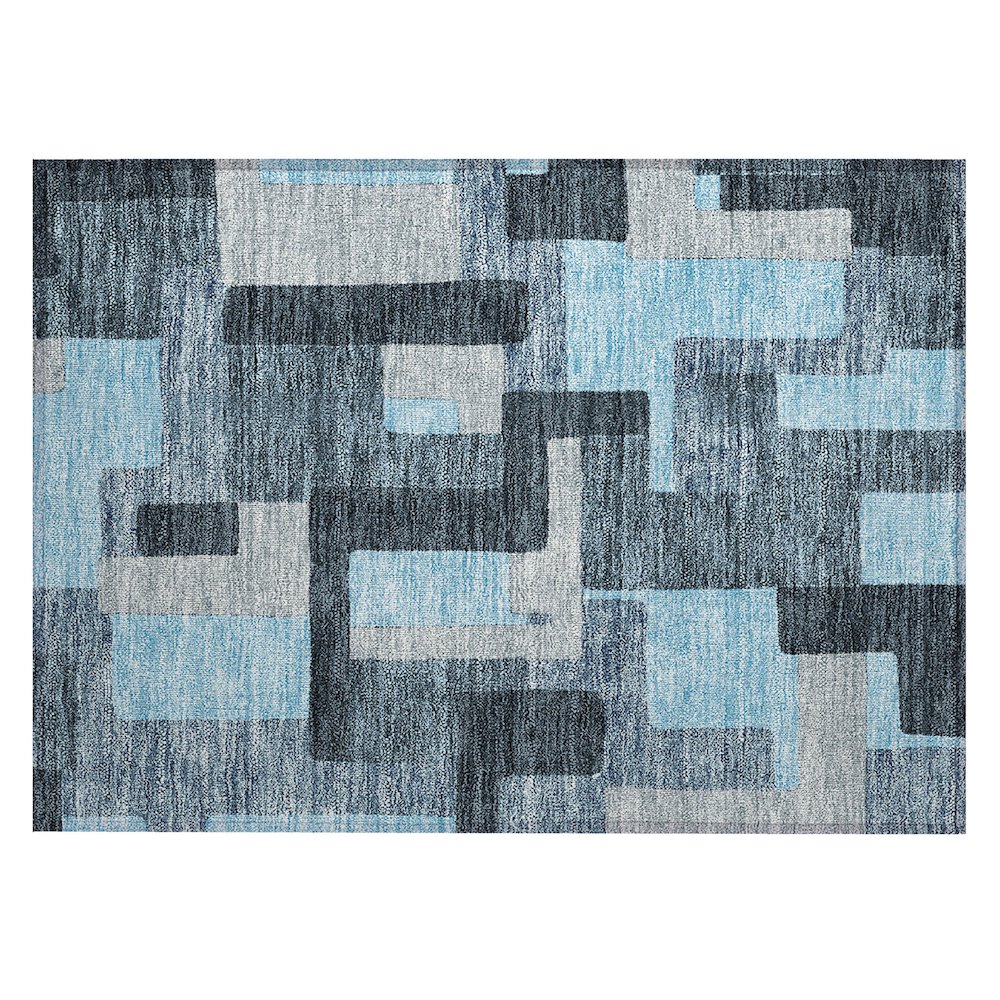 Chantille ACN955 Blue 1'8" x 2'6" Rug. Picture 1