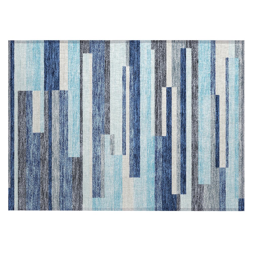 Chantille ACN956 Blue 1'8" x 2'6" Rug. Picture 1