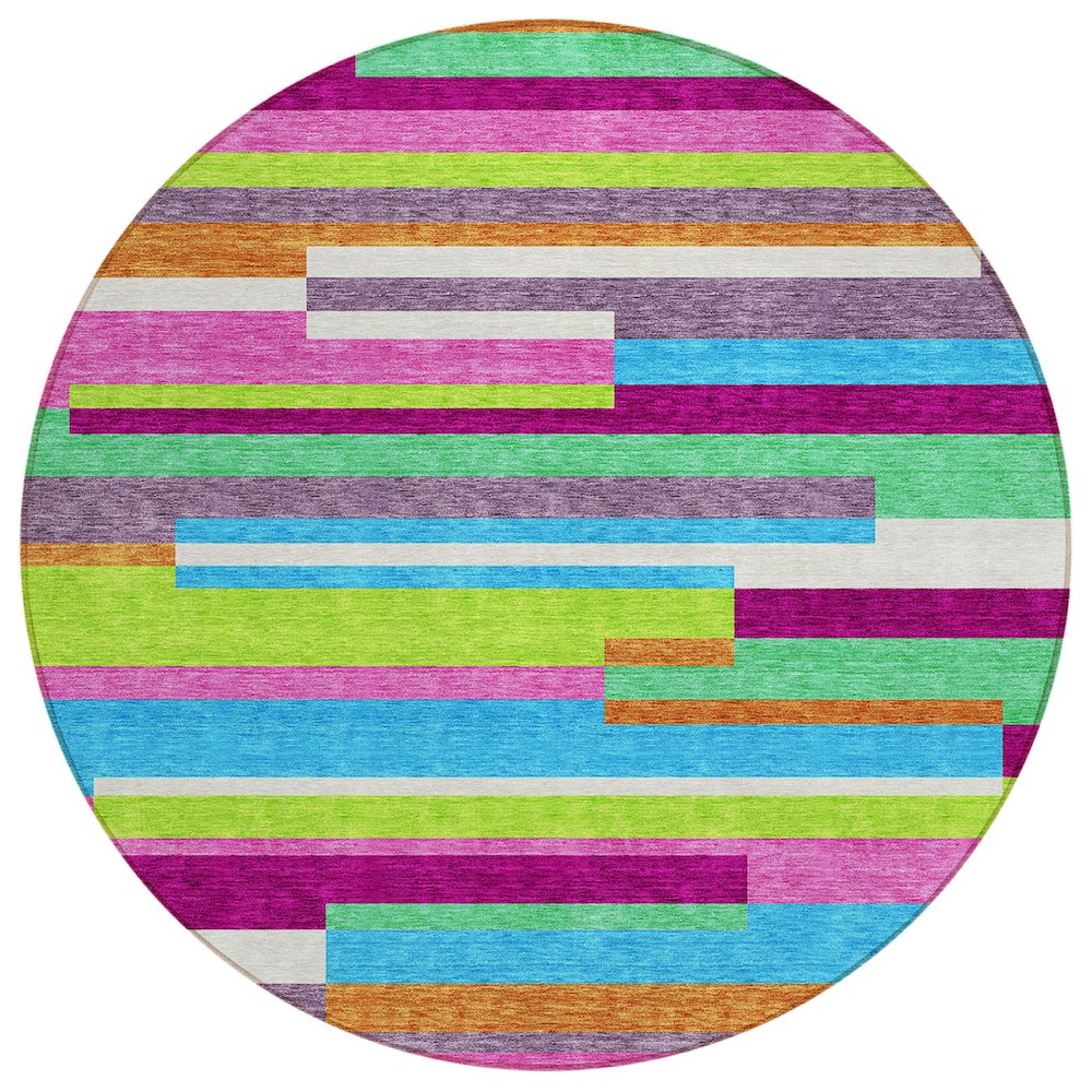 Chantille ACN956 Purple 8' x 8' Rug. Picture 1