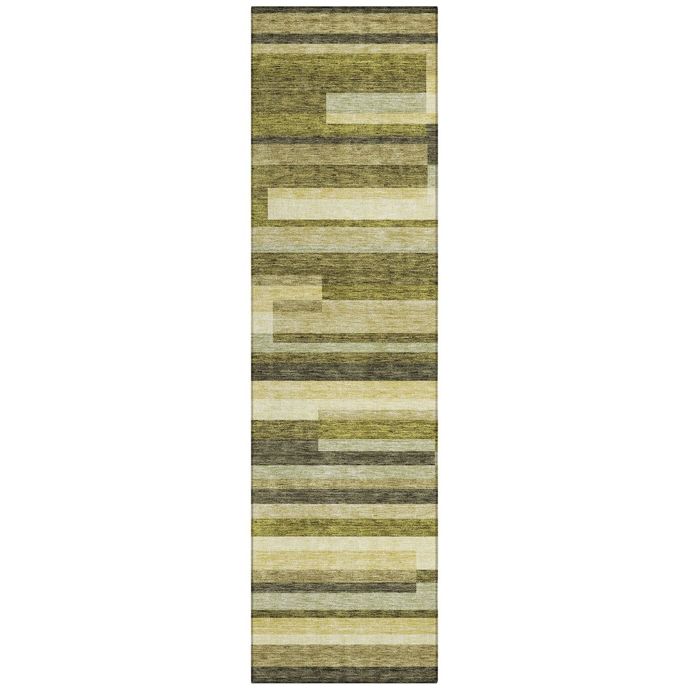 Chantille ACN956 Green 2'3" x 7'6" Rug. Picture 1
