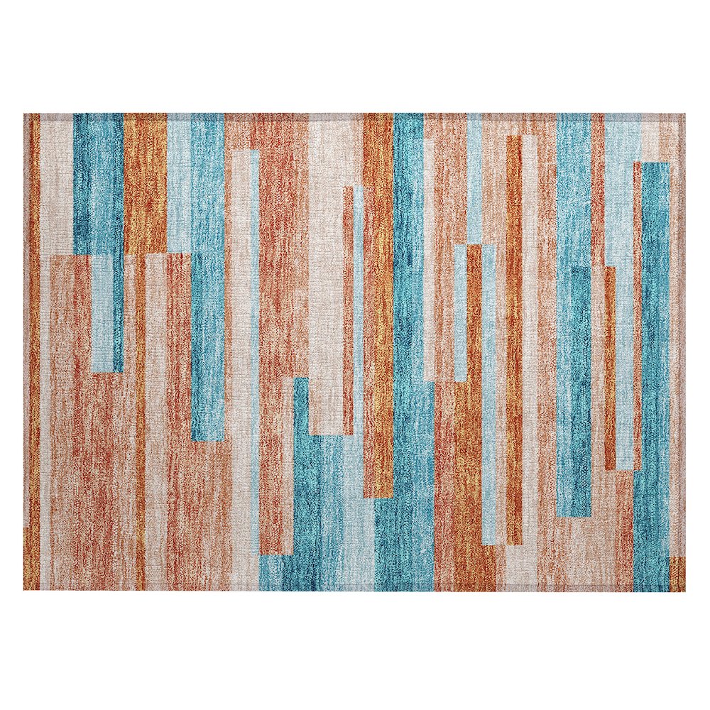 Chantille ACN956 Orange 1'8" x 2'6" Rug. Picture 1