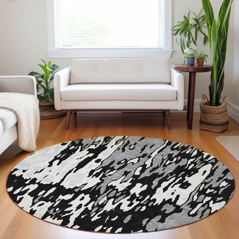Chantille ACN957 Black 8' x 8' Rug. Picture 5