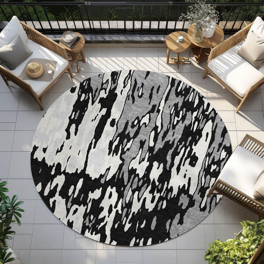 Chantille ACN957 Black 8' x 8' Rug. Picture 6