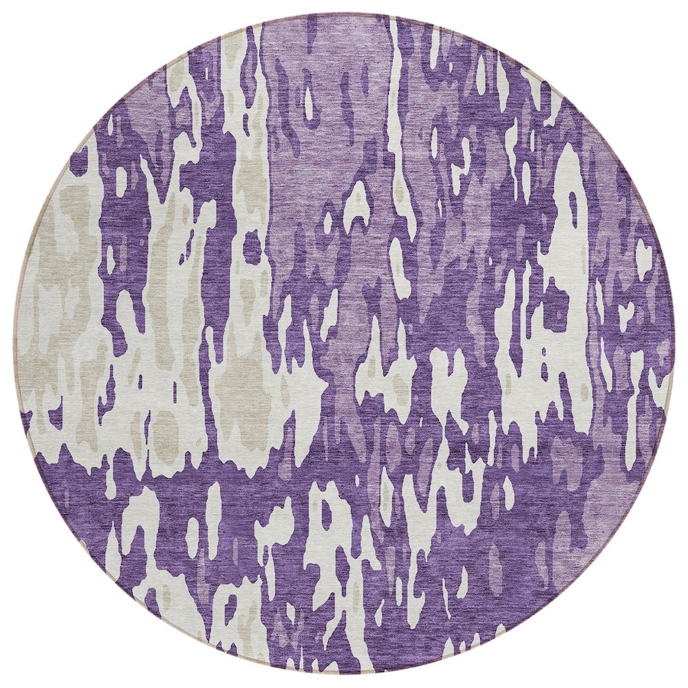 Chantille ACN957 Purple 8' x 8' Rug. Picture 1