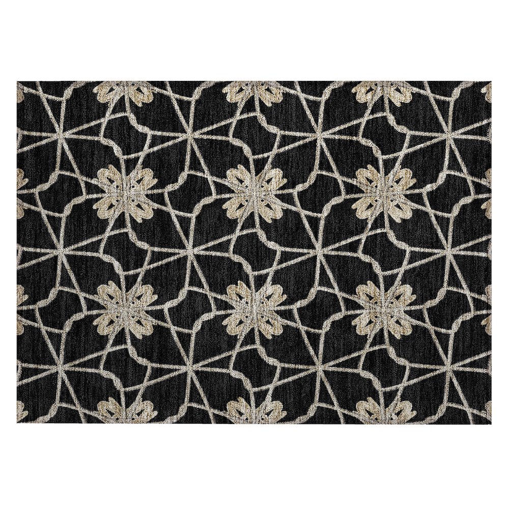 Chantille ACN958 Black 1'8" x 2'6" Rug. Picture 1