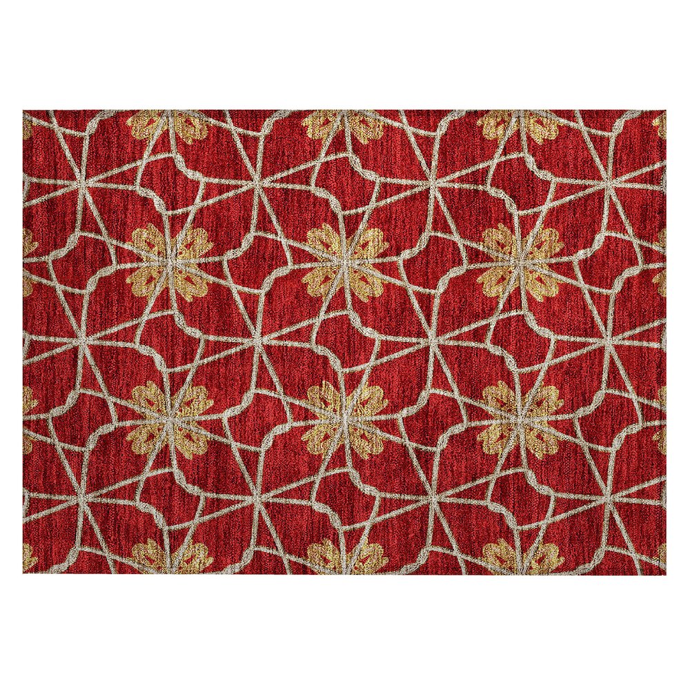 Chantille ACN958 Orange 1'8" x 2'6" Rug. Picture 1