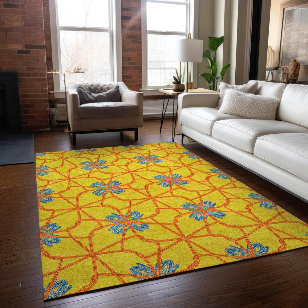 Chantille ACN958 Gold 2'6" x 3'10" Rug. Picture 5