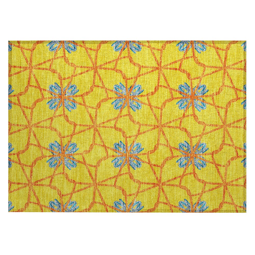 Chantille ACN958 Gold 1'8" x 2'6" Rug. Picture 1